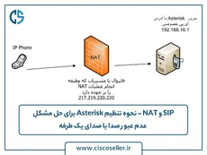 SIP و NAT - نحوه تنظیم Asterisk برای حل مشکل عدم عبور صدا یا صدای یک طرفه